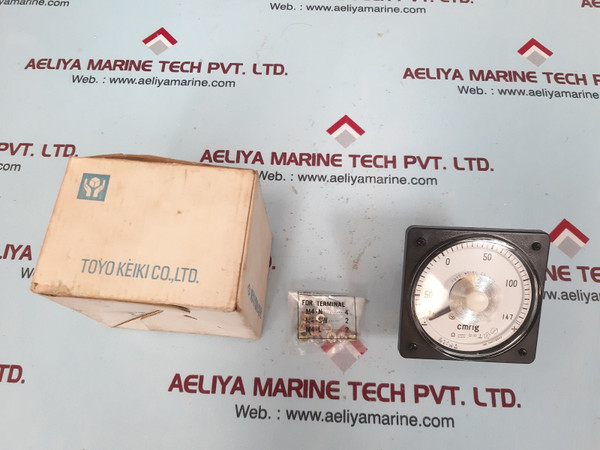 Toyo keiki dvf-8 ammeter ch718337