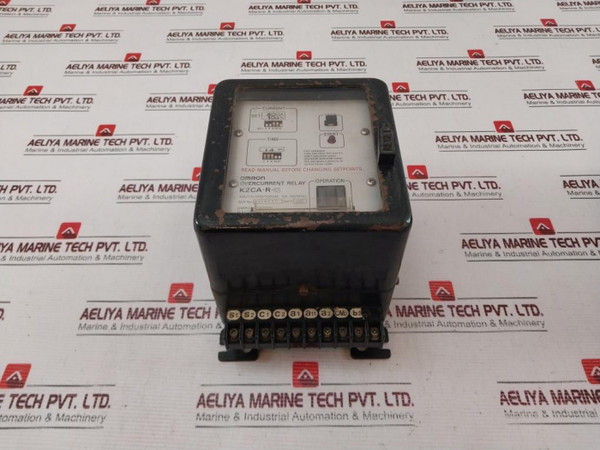 Omron K2Ca-r-s5 Overcurrent Relay 100/110/200/220 Vac - Used