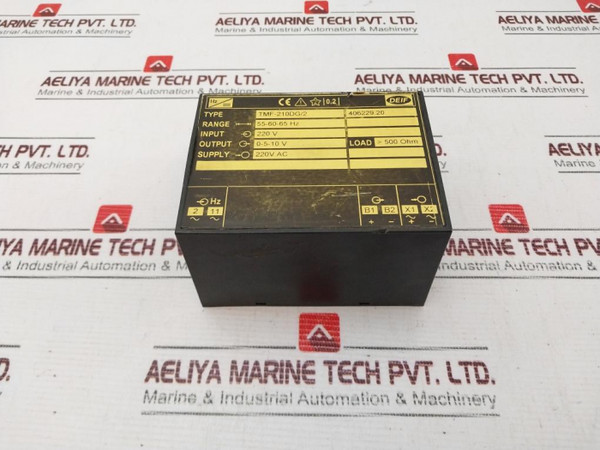 Deif Tmf-210Dg/2 Frequency Transducer 220Vac - Used