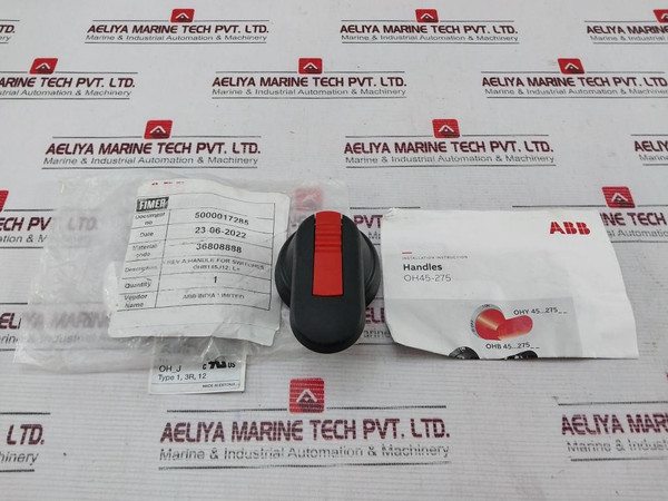 Abb Ohb145J12 Handle For Switch 1, 3R, 12 1Sca022381R2110