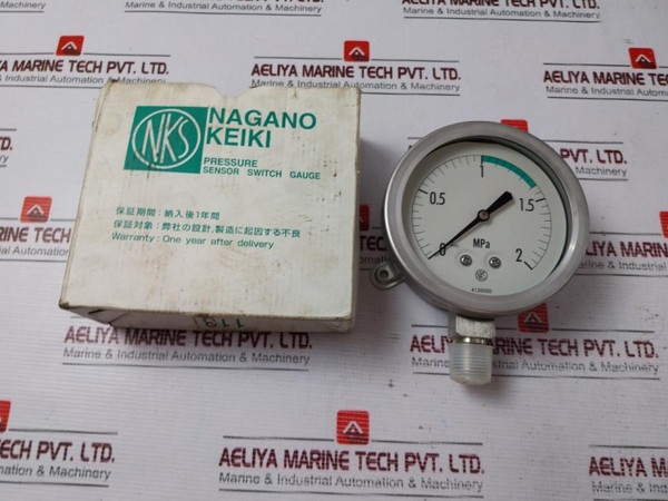 Nagano Keiki 0-2 Mpa Pressure Sensor Switch Gauge - New