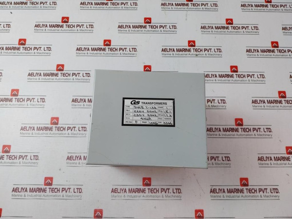 Gs Transformers Swe T-133 Transformer 4Kva 50/60Hz - Used