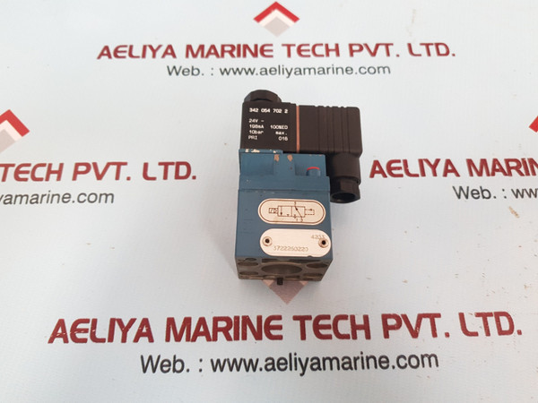 3722260220 Valve by hirschmann, 24v-198ma, 10 bar max, 420 gm