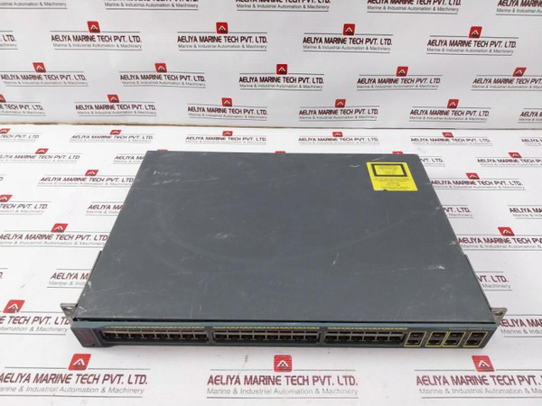 Cisco Systems Ws-c2960G-48Tc-l V01 Port Gigabit Network Switch - Used