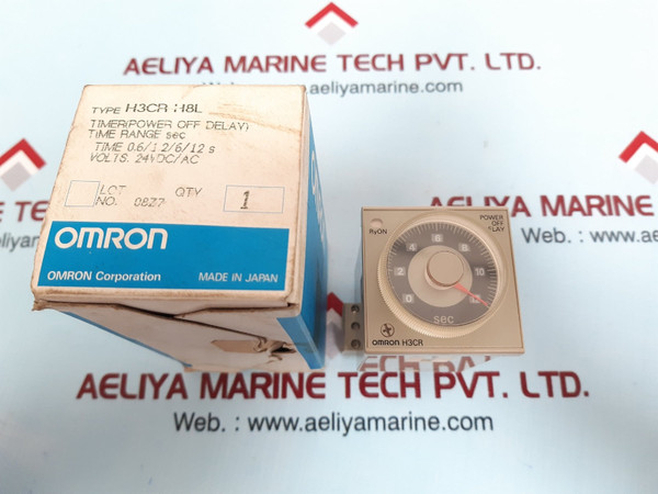 Omron H3Cr-h8L Timer Power Off Delay 0.6 To 12 Sec