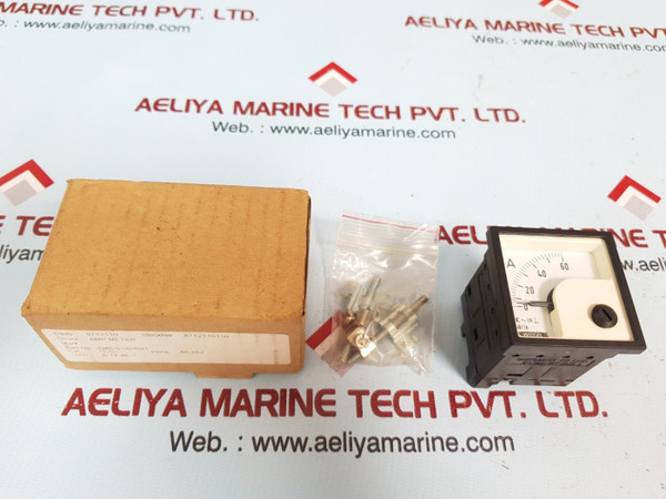 Weigel EQ48K Ammeter 0-60 A Panel Meter - Lighting - Equip