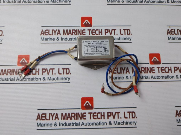 Nemic-lambda Myw-1205-22 Noise Filter - Used