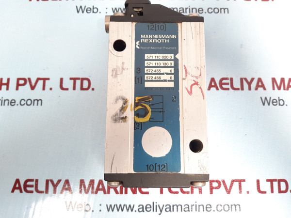 Rexroth Mannesmann 571 110 020 0 Pneumatic Solenoid Valve