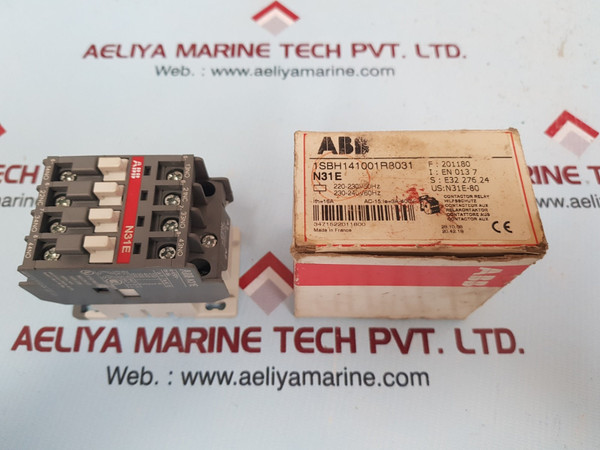 Abb N31E Contactor Intermediate Relay 600Vac Max