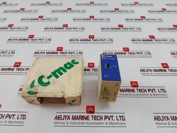 C-mac Rt16-2-1-240-60S Delay On Release Timer 2 Pole 5A/250 Vac Used