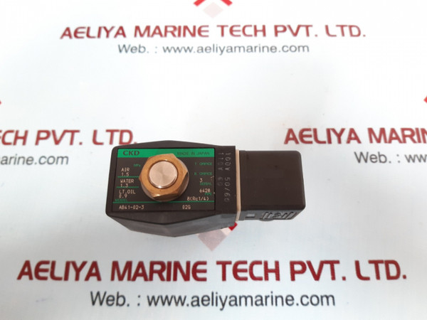 Ckd Ab41-02-3 Solenoid Valve 100V 50/60 30A Japan 460 gm