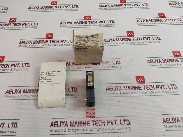 Siemens 6Es7972-0Bb12-0Xa0 Profibus Dp Bus Connector