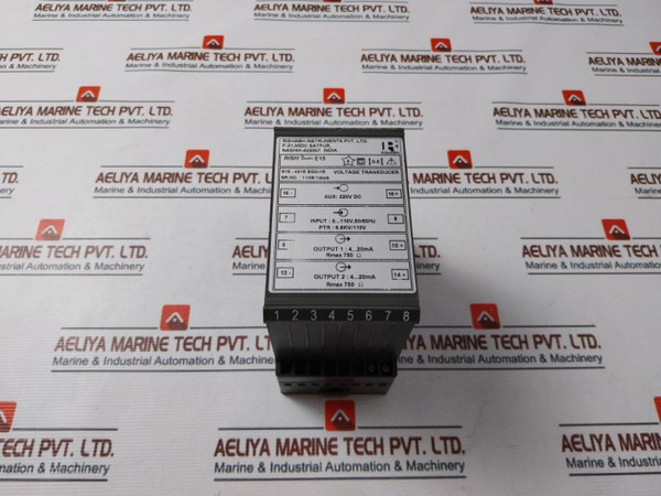 Rishabh Rish Ducer E15 Voltage Transducer 0-110A 50/60Hz Used