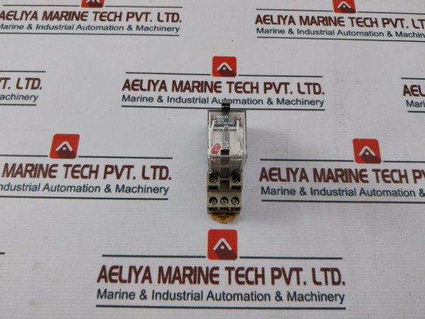 Omron My2N Power Relay With Base 220/240Vac 5A Used