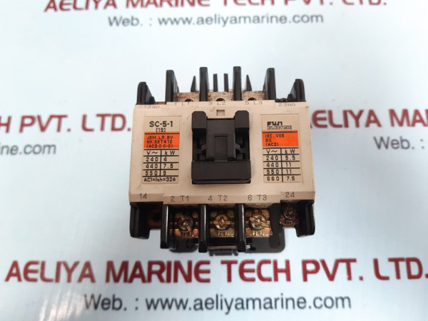 Fuji Electric Sc-5-1 Magnetic Contactor Ac3 200-240 380-440V