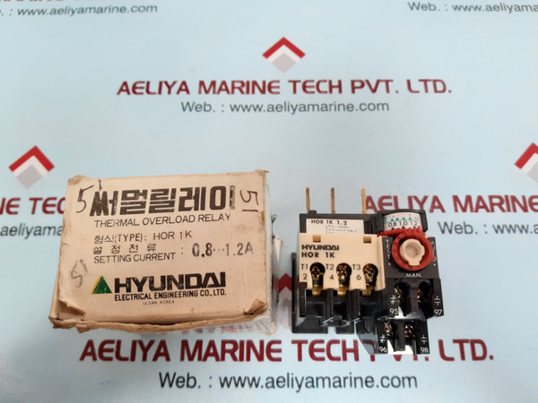 Hyundai hor 1k thermal overload relay hor 1k 1.2