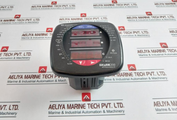 Eig Shark 200-50-2-v2-d2-inp100S-x Multifunction Power & Energy Meter Used