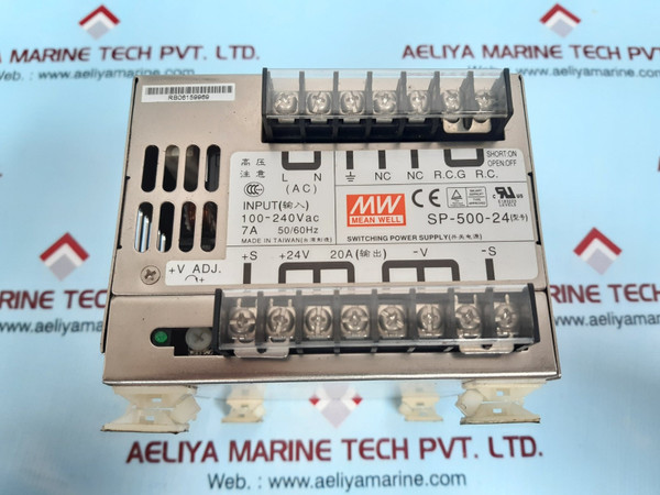 Mean Well Sp-500-24 Switching Power Supply 100-240Vac