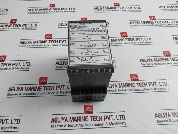 Rishabh Rish Ducer E15 Current Transducer 220Vdc 50/60Hz