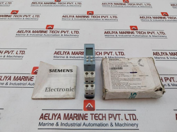 Siemens 7Pv0732-1Av20 Multifunction Timer 0.1S-999H Ip20 Used