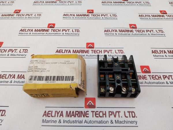 Mte Uco.10 Contact Block 660V Used
