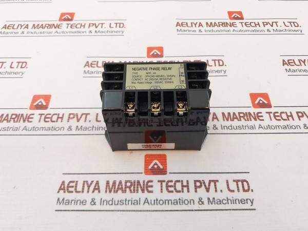 Samwha Npr-44 Negative Phase Relay 5A 3 Ph (340~480 Vac), 50/60Hz