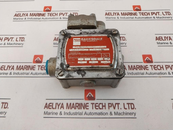 Barksdale P1H-v340Ss-t-050 Pressure Switch 0.4-24 Bar 250V Used
