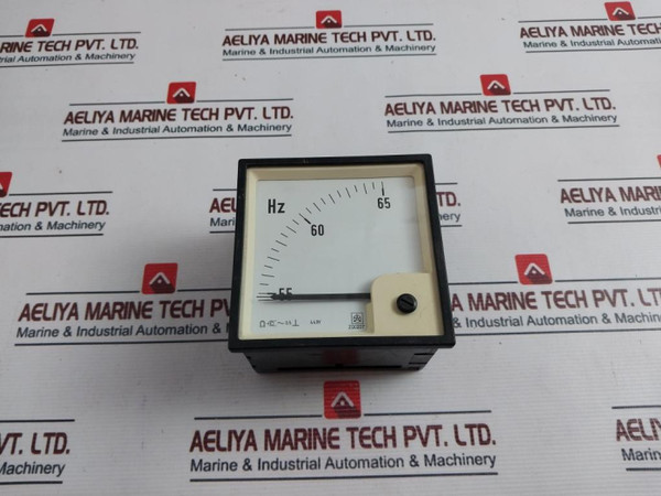 Iskra Zq0207 Frequency Meter 55-60-65 Hz Used