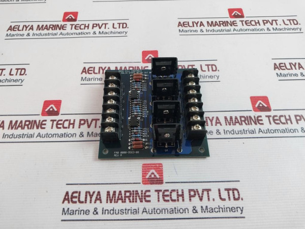 Ross Hill Controls 0000-9562-00 4 Solid State Relay Ckt Board Used