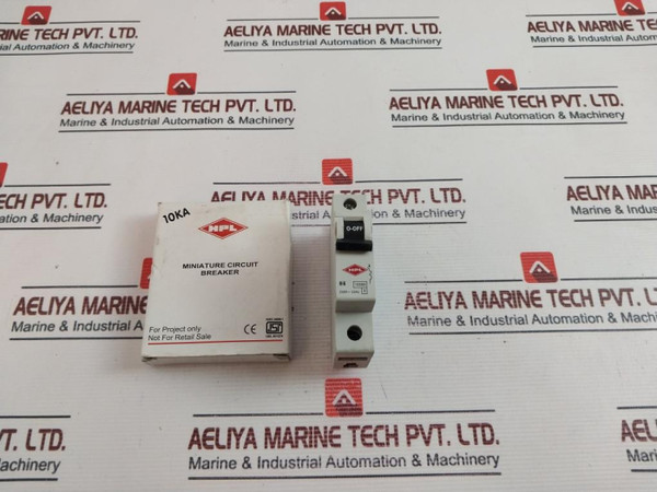 Hpl Electric & Power B 6 Miniature Circuit Breaker 1P Used