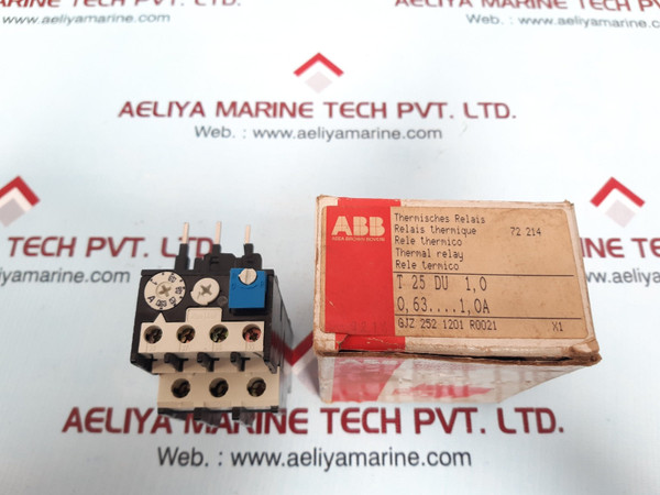 Abb T25 Du Thermal Overload Relay 660/690V 10A