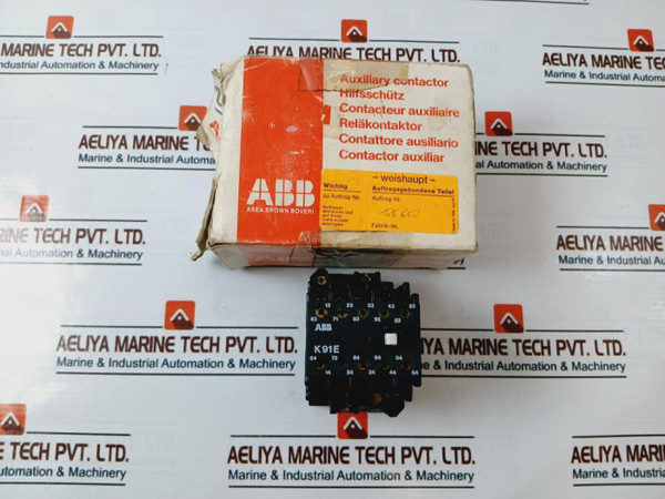 Abb K91E Auxiliary Contactor 16A 690V~ New