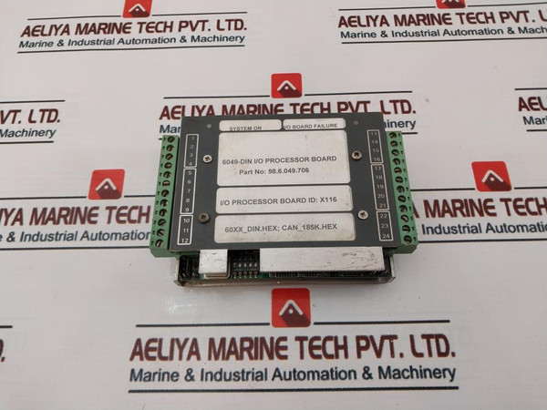 Praxis 98.6.049.706 6049-din I/O Processor Board X116