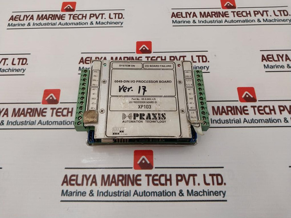 Praxis Automation 98.6.049.706, 6049-din I/O Processor Board Xp103