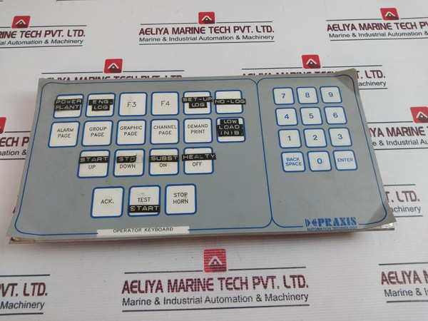 Praxis 93.6.020.000 Operator Keyboard W6274/8