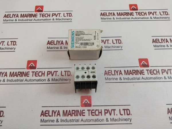 Siemens 3Rh1911-1Ha22 Auxiliary Switch Block 690V 10A New
