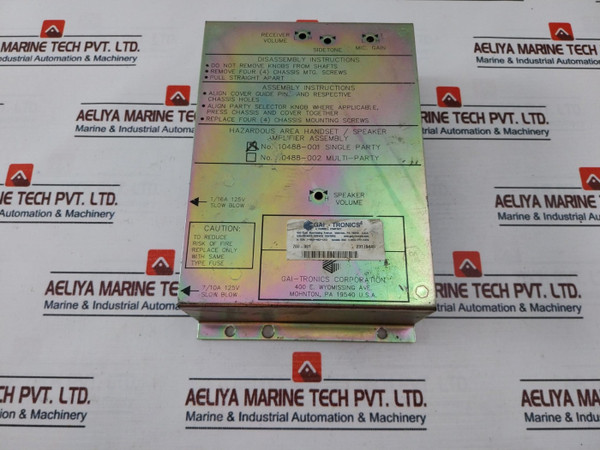 Gai-tronics 10488-001 Speaker Amplifier Assembly Used