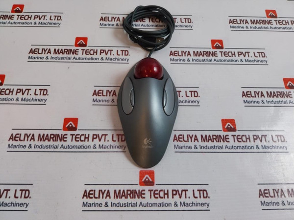 Logitech T-bc21 810-000767 Trackball Usb Mouse Used