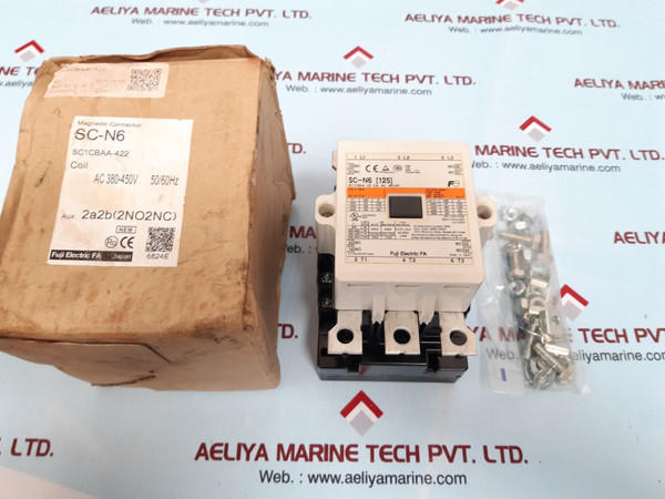 Fuji Electric Sc-n6 [125] Magnetic Contactor Ac 380-450V 50/60Hz 150A Jis C 8201