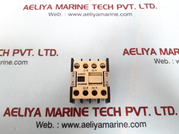 Hyundai Hab22 Auxiliary Contact Block 1000V 16A