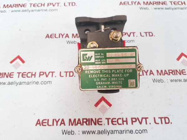Graham-white 912-014 solenoid valve