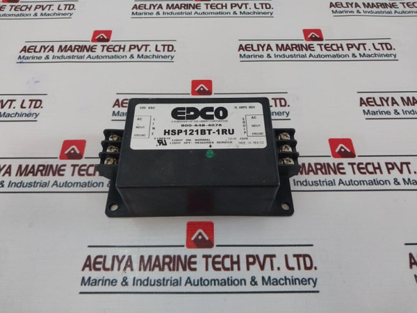 Edco Hsp121Bt-1Ru Solid State Power Line Protector 120Vac, 15Amp, 47-63Hz Used
