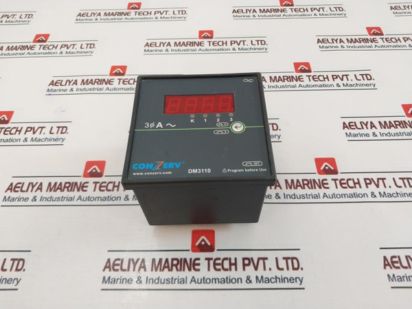 Conzerv Dm3110 Digital Amp Meter 90 To 300Vac 50/60Hz