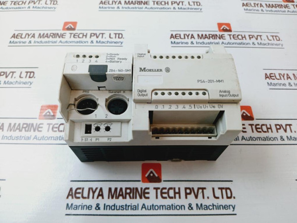 Moeller Ps4-201-mm1 Programmable Logic Controller Input 8 Dig.,2Ana. Used