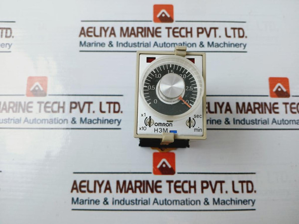 Omron H3M Timer With Base Used