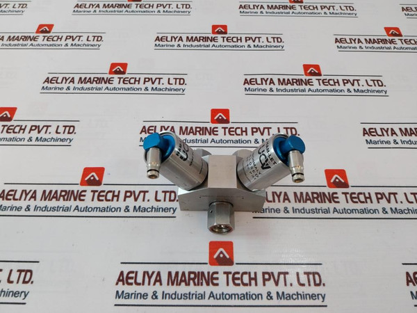Ham-let Hmb21-4Lklclc-gf4 Dual Head Valve 60-90 Psi 0189-n