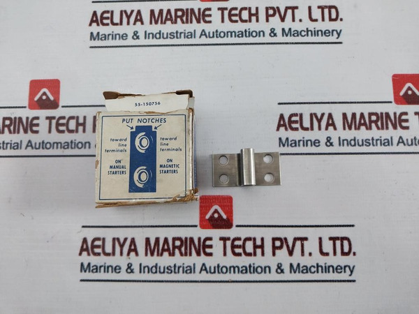 General Electric 123F48.7B Steel Channel U Fitting, 4 Hole