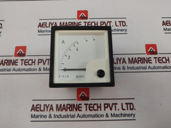 Crompton Instruments E243-026A-g-ls-ls-c5 Ammeter 0/5/30 Amps Ac Used