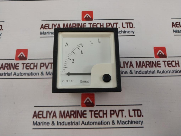 Crompton Instruments E243-026A-g-ls-ls-c5 Ammeter 0/5/30 Amps Ac