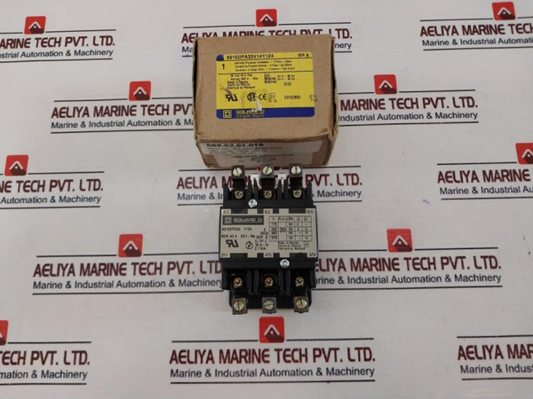 Square D 8910Dpa33V14Y124 Definite Purpose Contactor 24V~ 50/60Hz